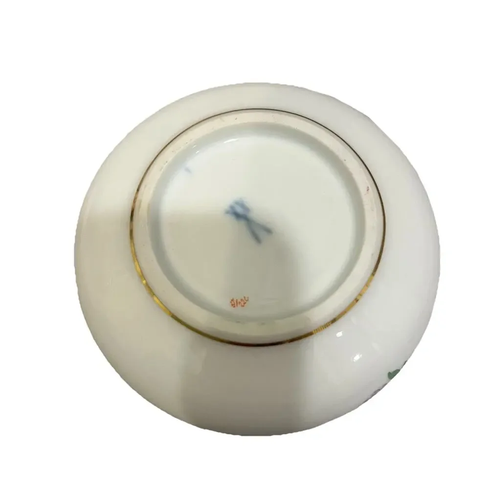 Meissen Porcelain small Floral Trinket Bowl